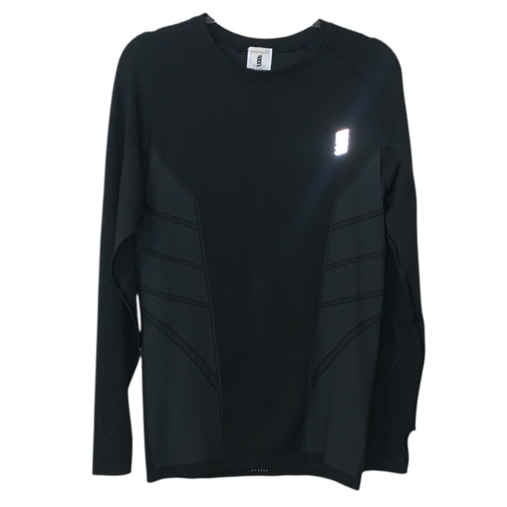 Second Skin Shirt Mens Black Performance Stretch Compression Base Layer